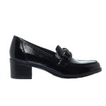 Ragazza Λουστρίνι Γυναικεία Μοκασίνια σε Μαύρο Χρώμα 0462