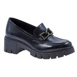 Ragazza Λουστρίνι Γυναικεία Μοκασίνια σε Μαύρο Χρώμα 0751 - Image 4