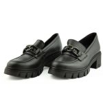 Ragazza Γυναικεία Μοκασίνια σε Μαύρο Χρώμα 0751 - Image 4