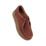 Γυναικείο Δερμάτινο Ανατομικό Loafer με κορδόνι - Image 4