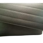 Κλασική τσάντα ώμου δερμάτινη μεσαίου μεγέθους σε μαύρο χρώμα andlion - Image 3