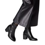 Tamaris δερμάτινα μποτάκια μαύρα 1-25319-43-001 - Image 4