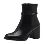 Tamaris δερμάτινα μποτάκια μαύρα 1-25319-43-001 - Image 8