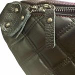 Τσαντάκι μέσης καπιτονέ μαύρο μεγάλο μέγεθος - Image 5