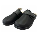 Comfy Anatomic Δερμάτινες Ανατομικές Γυναικείες Παντόφλες σε Μαύρο Χρώμα - Image 6