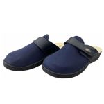 Comfy Anatomic Δερμάτινες Ανατομικές Γυναικείες Παντόφλες σε Μπλε Χρώμα - Image 4