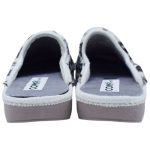 Γυναικείες λούτρινες παντόφλες με γούνα ανατομικές σαμπό χειμερινές της COMFY - Γκρι - Image 3