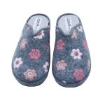 Γυναικείες τσόχινες παντόφλες ανατομικές σαμπό χειμερινές της COMFY - Γκρι - Image 5