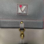 Γκρι backpack δερμάτινη adlion - Image 4