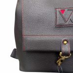 Μαύρο backpack δερμάτινη adlion - Image 4