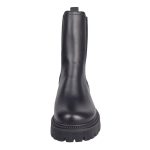 Ragazza Δερμάτινα Γυναικεία Chelsea Μποτάκια Μαύρα 0298 - Image 5