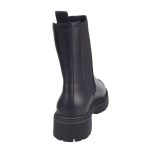 Ragazza Δερμάτινα Γυναικεία Chelsea Μποτάκια Μαύρα 0298 - Image 3