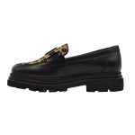 Ragazza Γυναικείο Δερμάτινο Μοκασίνι 03 Μαύρο Λεοπάρ - Image 4