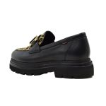 Ragazza Γυναικείο Δερμάτινο Μοκασίνι 03 Μαύρο Λεοπάρ - Image 5