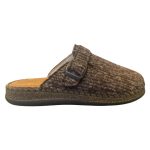 Δερμάτινες Χειμερινές Ανδρικές Παντόφλες σε καφέ χρώμα Tatoo GRU-881BR