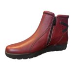 Γυναικεία Δερμάτινα Μποτάκια Softies 7968 - Μπορντό - Image 3