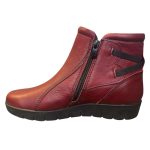 Γυναικεία Δερμάτινα Μποτάκια Softies 7968 - Μπορντό - Image 4