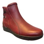 Γυναικεία Δερμάτινα Μποτάκια Softies 7968 - Μπορντό - Image 5