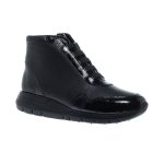 Softies Δερμάτινα Γυναικεία Μποτάκια Αστραγάλου Μαύρα 7368 - Image 4