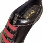 Γυναικεία Ανατομικά Μοκασίνια Softies 7321 - Μαύρο Λουστρίνι - Image 6