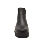 Softies Γυναικεία Μποτάκια Chelsea Πλατφόρμα Δερμάτινα Μαύρα 7428-1052 - Image 5