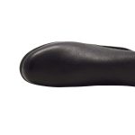 Softies Γυναικεία Μποτάκια Chelsea Πλατφόρμα Δερμάτινα Μαύρα 7428-1052 - Image 6