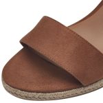 Γυναικεία σανδάλια Tamaris σε κονιάκ χρώμα textile  1-28300-42-305 - Image 3