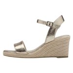 Γυναικεία σανδάλια Tamaris textile σε ανοικτό χρυσό 1-28300-42-933 - Image 3