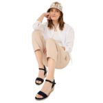 Tamaris 1-28300-42-001 Γυναικεία Μαύρα  Σανδάλια - TOUCH-IT και Άνεση - Image 9
