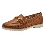 Tamaris Δερμάτινα Γυναικεία Loafers σε Κονιάκ Χρώμα - Image 4