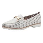 Tamaris Δερμάτινα Γυναικεία Loafers σε Λευκό Χρώμα - Image 4