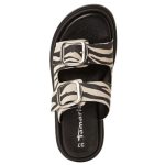 Tamaris Δερμάτινη Γυναικεία παντόφλα/σανδάλι σε χρώμα zebra 1-27239-42 969 - Image 4