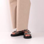 Tamaris Δερμάτινη Γυναικεία παντόφλα/σανδάλι σε χρώμα zebra 1-27239-42 969 - Image 7