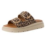 Tamaris Δερμάτινη Γυναικεία παντόφλα/σανδάλι σε Λεοπάρ Χρώμα 1-27239-42 360 - Image 3