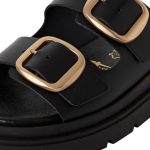 Tamaris Δερμάτινη Γυναικεία παντόφλα/σανδάλι σε Μαύρο Χρώμα 1-27239-42 003 - Image 12