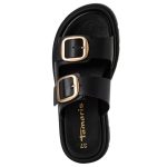 Tamaris Δερμάτινη Γυναικεία παντόφλα/σανδάλι σε Μαύρο Χρώμα 1-27239-42 003 - Image 11