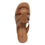 Tamaris Δερμάτινη Γυναικεία πλατφόρμα σε Κονιάκ Χρώμα 1-27217-44 305 - Image 3