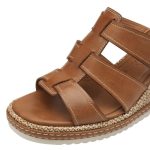 Tamaris Δερμάτινη Γυναικεία πλατφόρμα σε Κονιάκ Χρώμα 1-27217-44 305 - Image 5