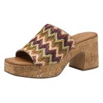 Tamaris Δερμάτινη Γυναικεία πολύχρωμα πλατφόρμα - Image 4