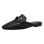 Tamaris Δερμάτινo Γυναικείo σανδάλι σε Μαύρο Χρώμα 1-27302-44 001 - Image 5