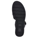 Tamaris γυναικεία σφηνοειδή σανδάλια σε μαύρο χρώμα - Image 7