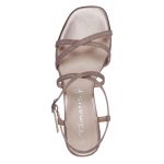 Tamaris Σφηνοειδή σανδάλια πέδιλα σε roze glam χρώμα 1-28204-42-586 - Image 4