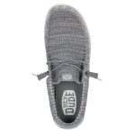 Hey Dude Wally Stretch Sox Ανδρικά Μοκασίνια σε Γκρι Χρώμα 41898-030 - Image 5