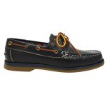 America Δερμάτινα Ανδρικά Boat Shoes σε Μπλε Χρώμα