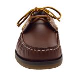 America Δερμάτινα Ανδρικά Boat Shoes σε Ταμπά Χρώμα - Image 5