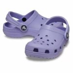 Crocs Classic Clog K Παιδικά Ανατομικά Σαμπό Θαλάσσης Μωβ - Image 5
