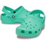 Crocs Classic Clog K Παιδικά Ανατομικά Σαμπό Θαλάσσης Πράσινα 206991-3WM - Image 5