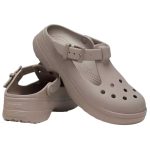 Crocs Classic Mary Jane Γυναικεία Σαμπό Μαύρα 210581-214_Taupe - Image 4