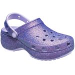 CROCS Classic Platform Iridescent Glitter Clog Γυναικεία Σαμπό Μωβ 211231-5BR - Image 4