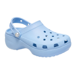 Crocs Γυναικεία Σαμπό Μπλε Classic Platform Pearl Clog 211231-4NS - Image 6